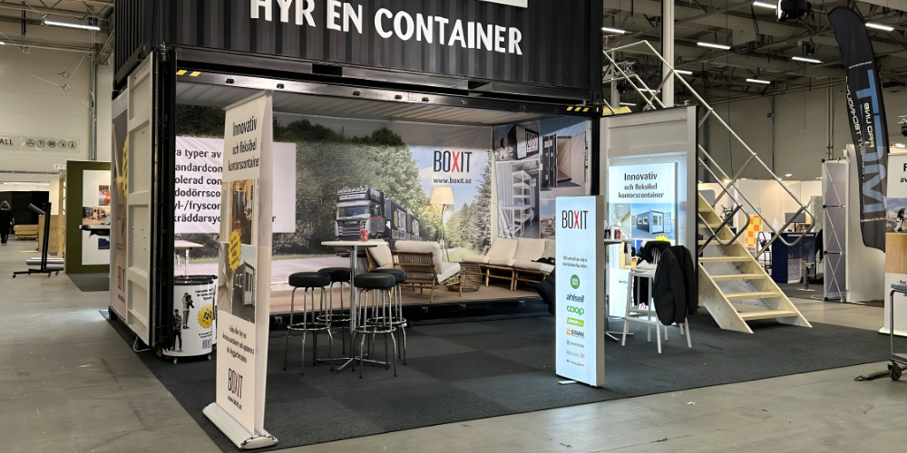 20 fot mässcontainer