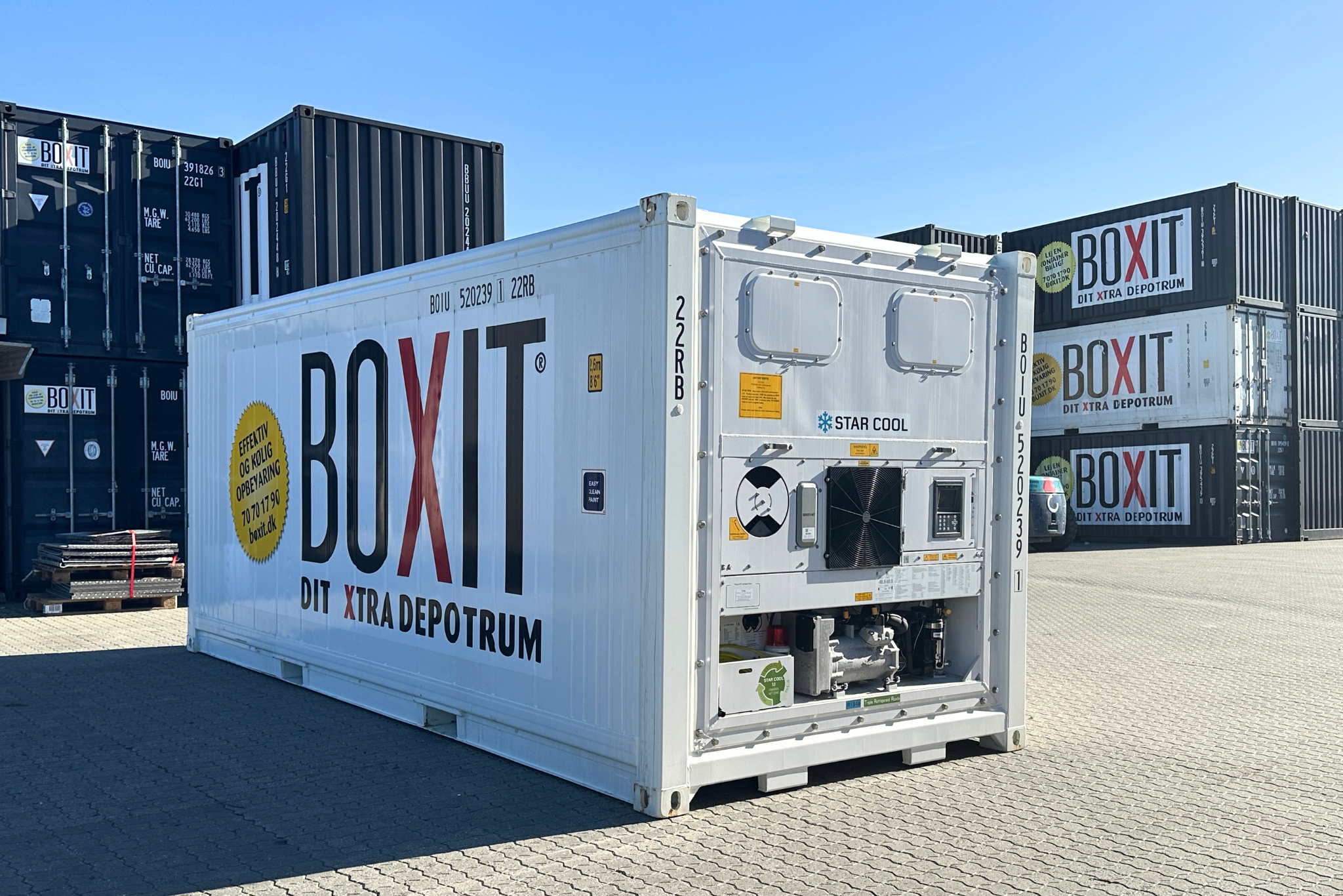 Kyl- och fryscontainer från BOXIT för temperaturkontrollerad förvaring