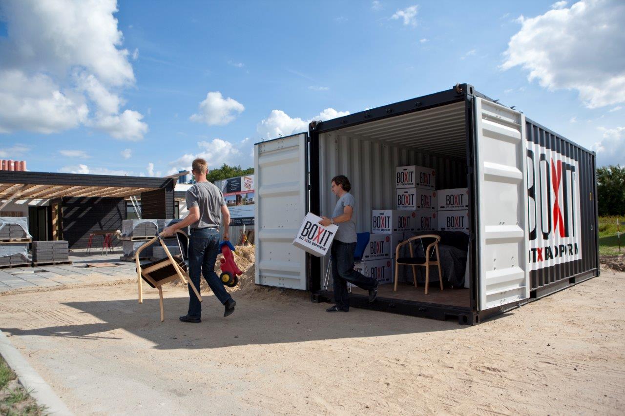 Flyttcontainer för flytt mellan Sverige och Danmark