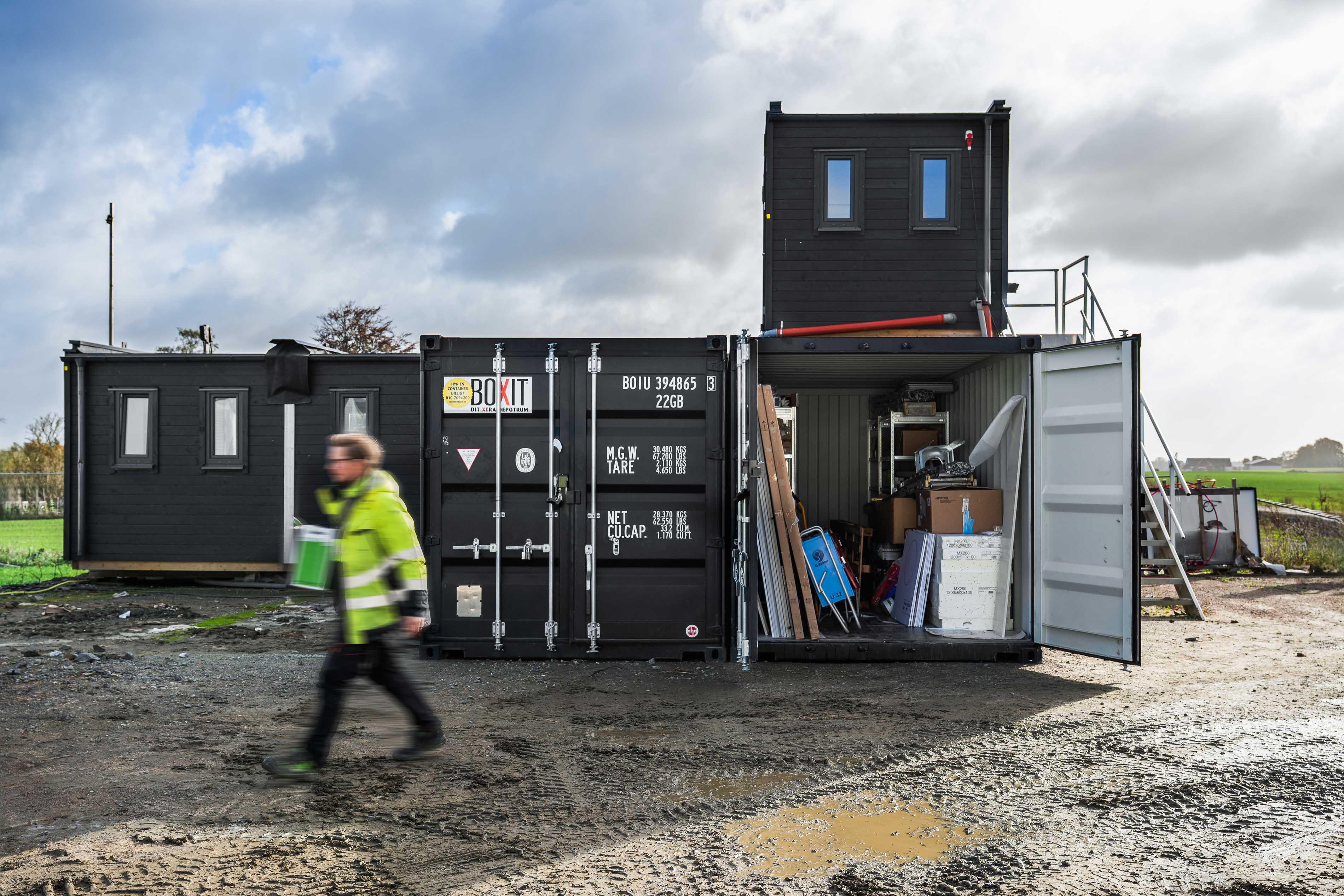 BOXIT byggcontainer hos Panghus