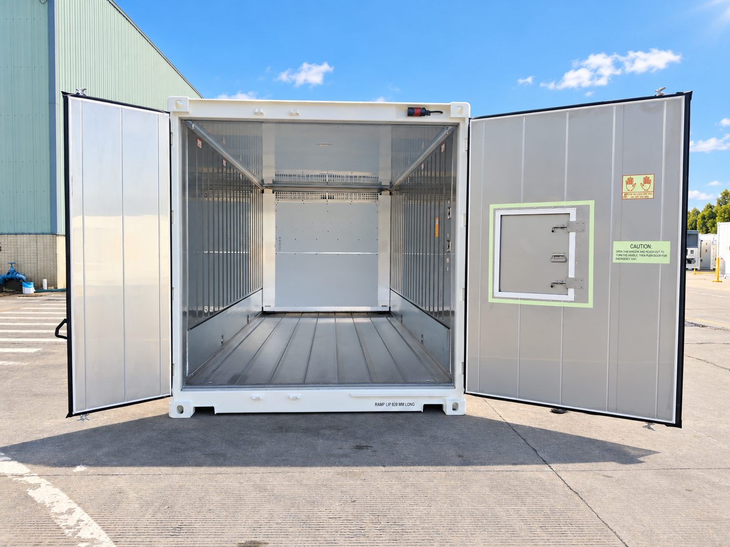 Kylcontainer från BOXIT för temperaturstyrd förvaring av varor och livsmedel