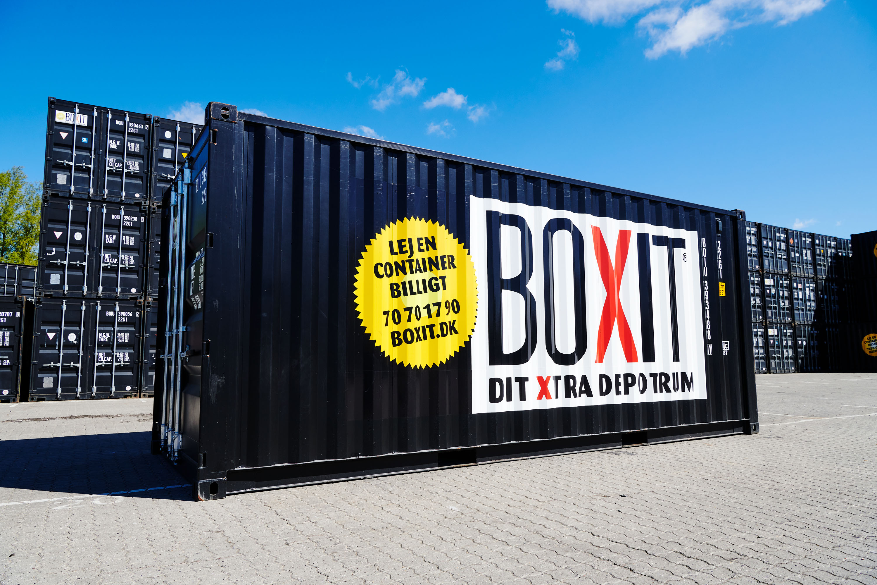 Svart BOXIT container