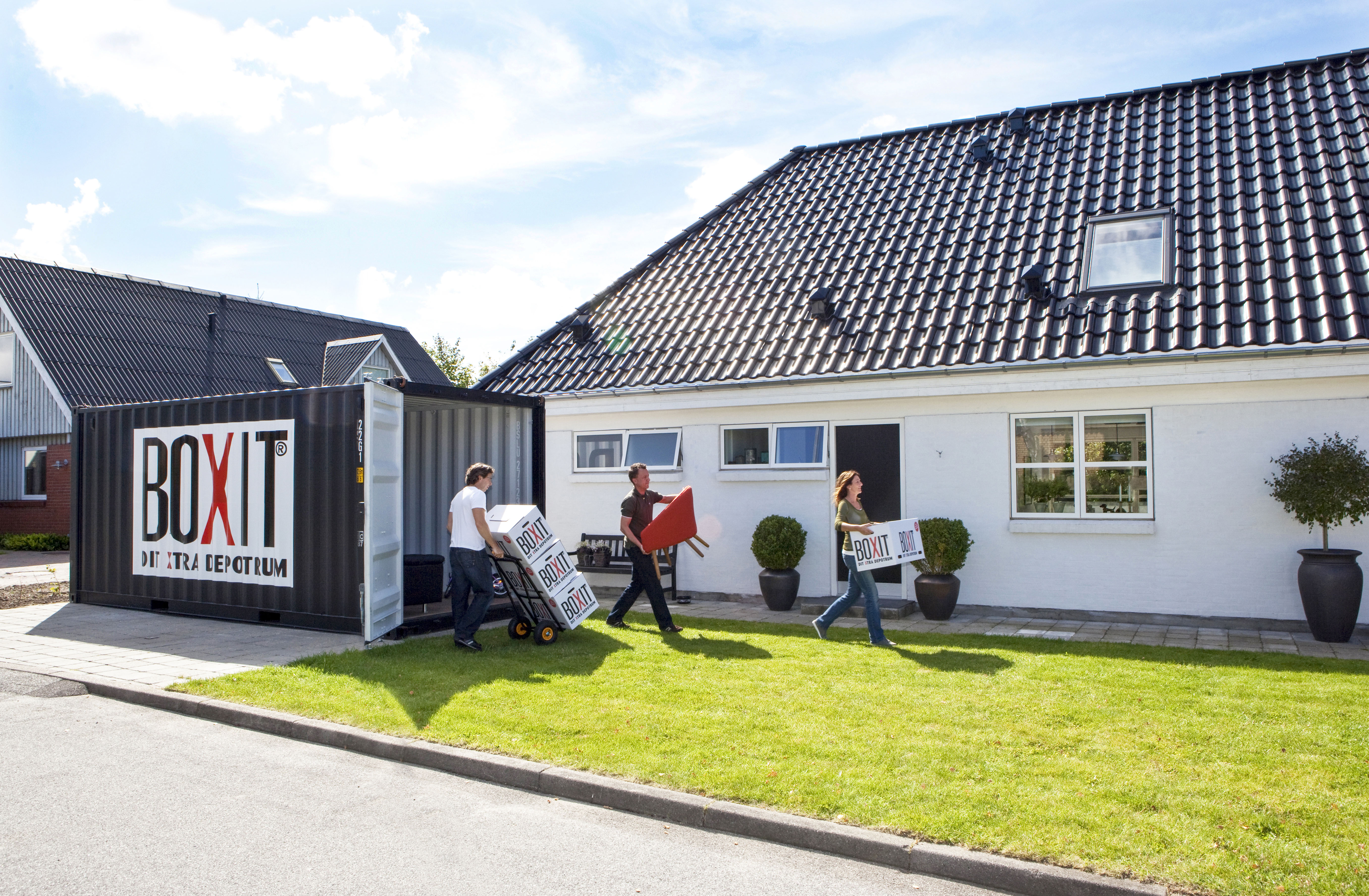 Flyttcontainer till flytt mellan Göteborg och Helsingborg