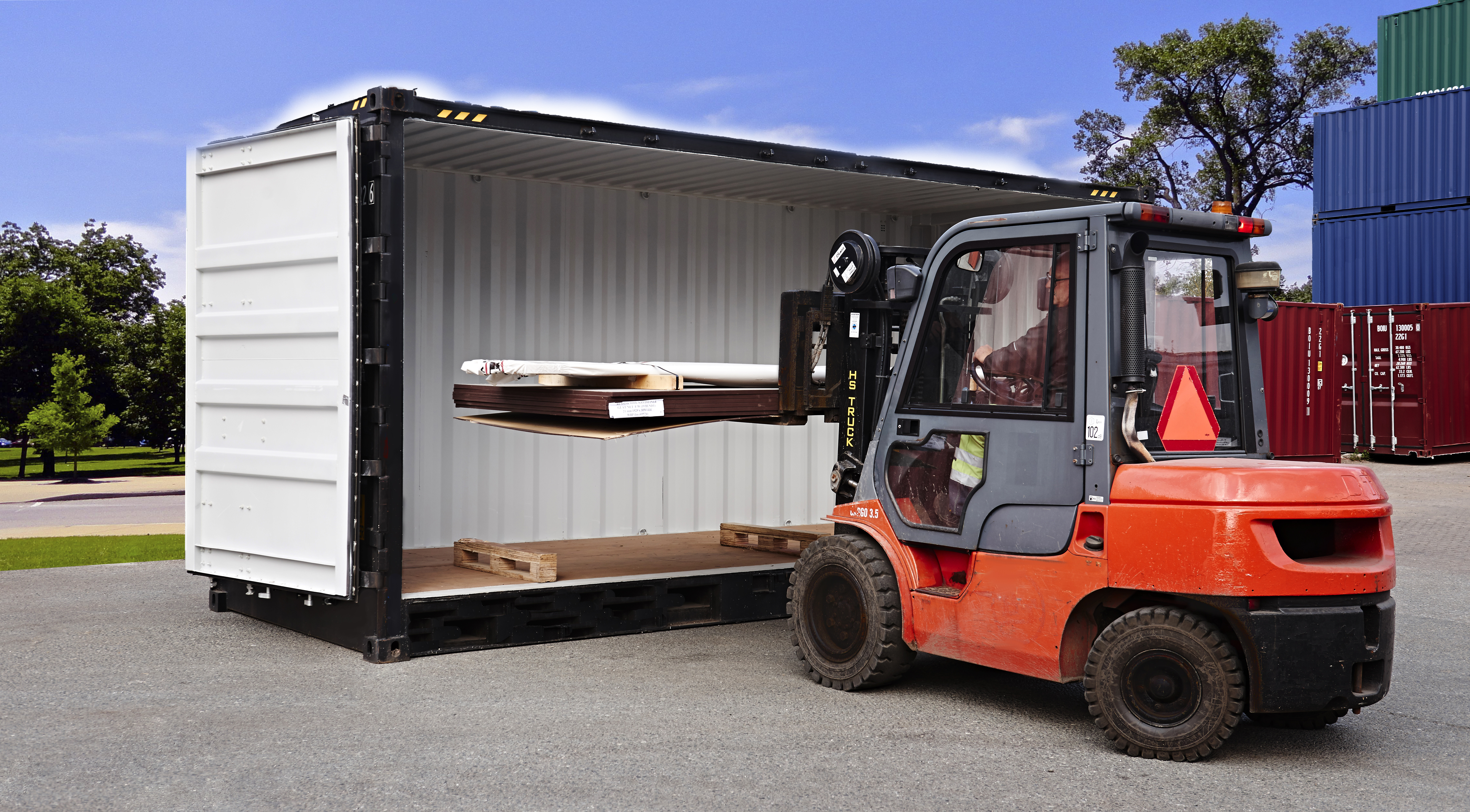 Open side container 20 fot
