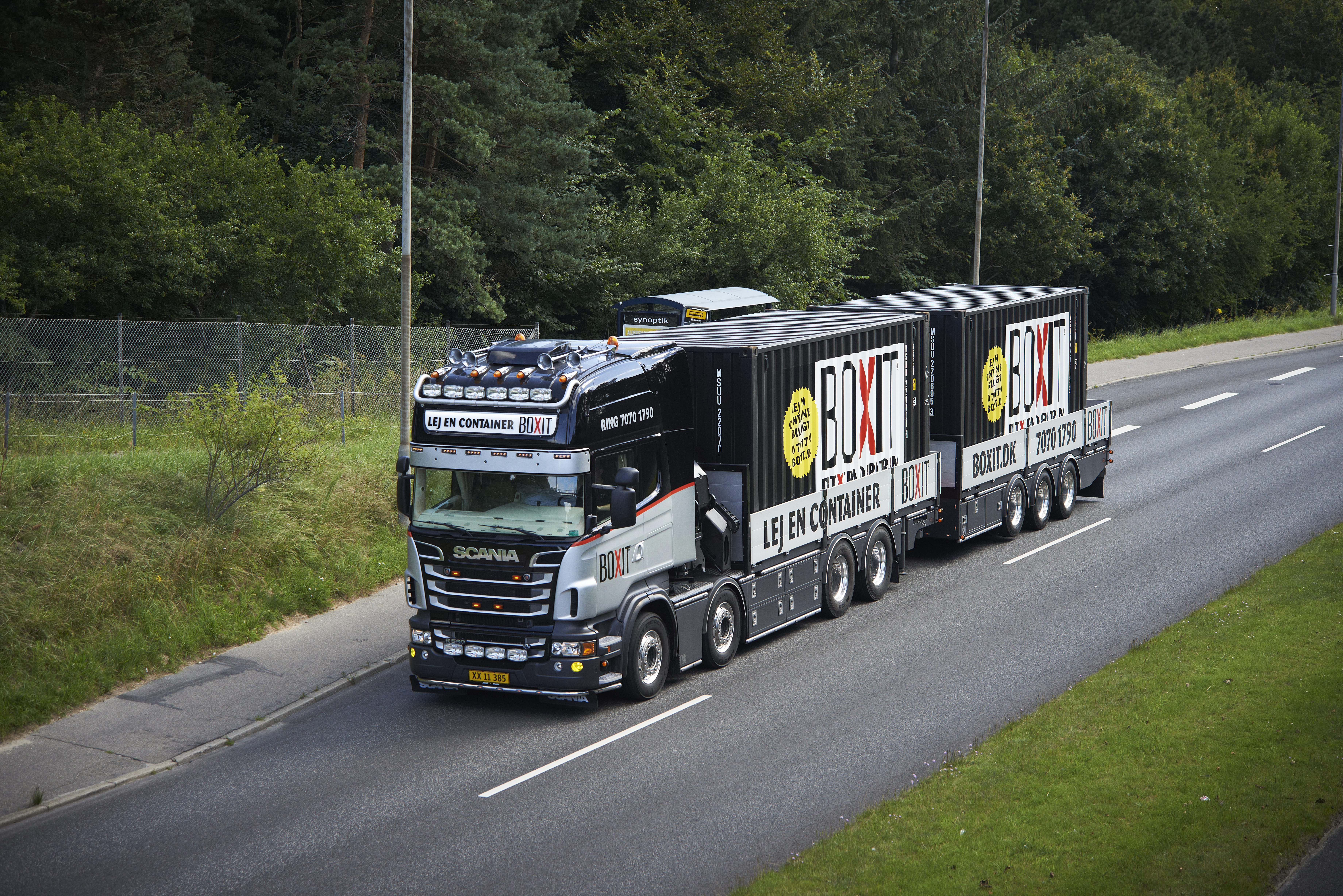 Långdistansflytt med container transport