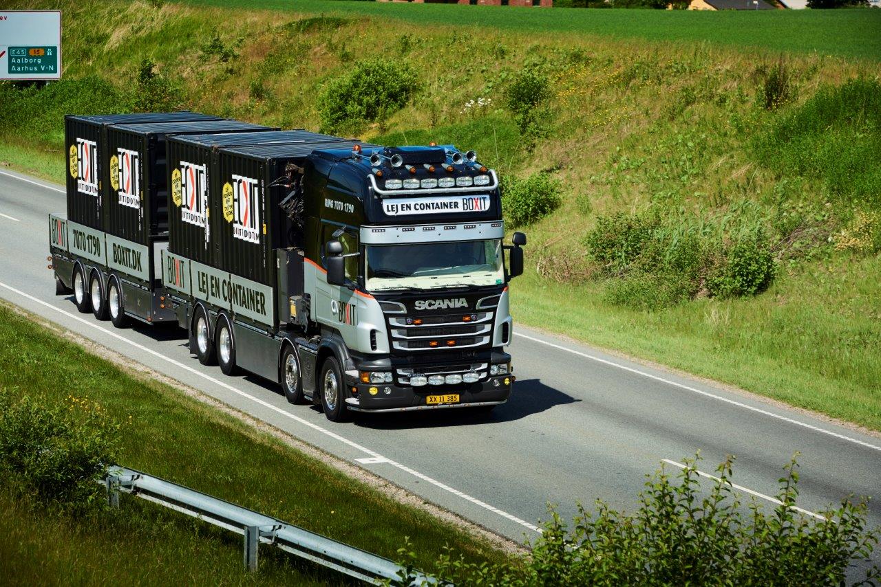 Långdistansflytt med container