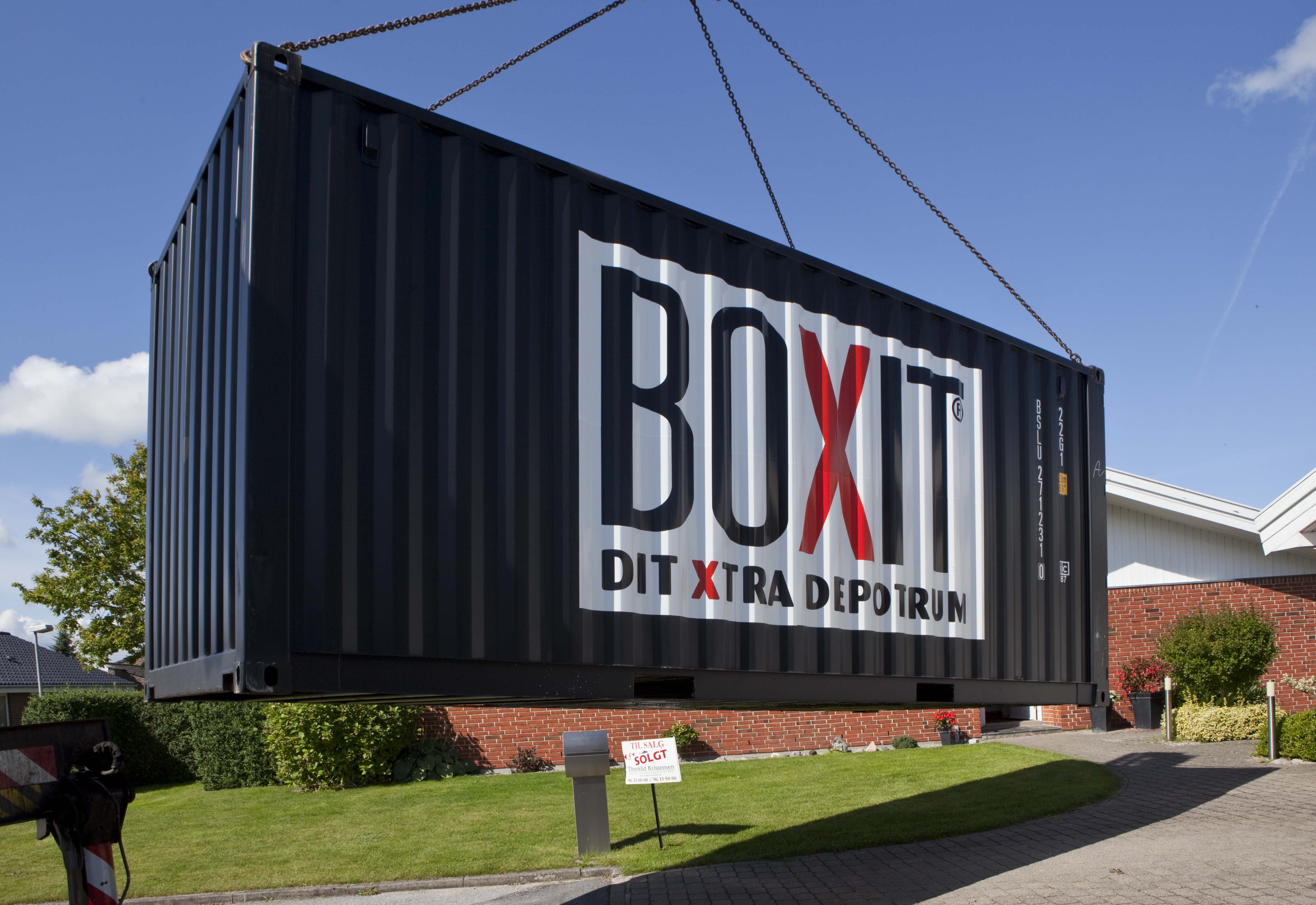 Leverans av flyttcontainer